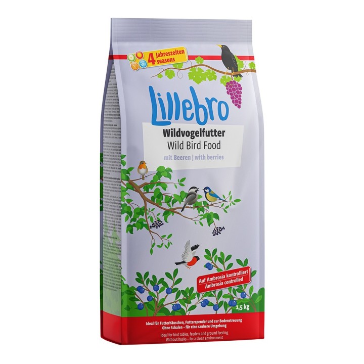 Lillebro Wildvogelfutter mit Beeren - 1,5 kg