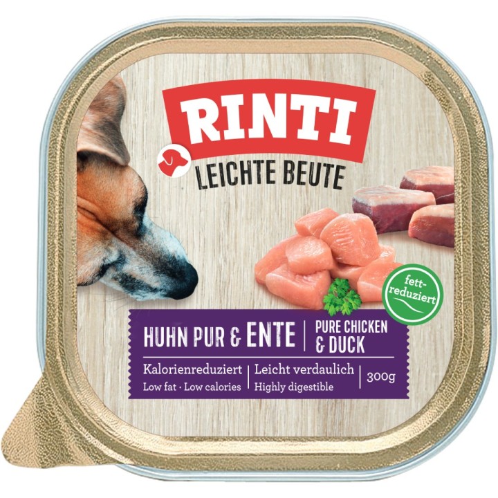 Sparpaket RINTI Leichte Beute 18 x 300 g - Huhn & Ente