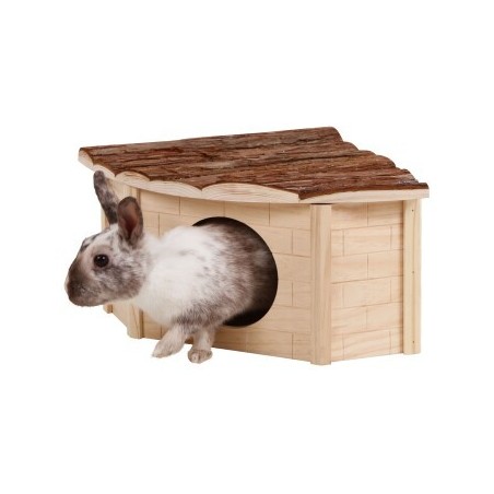 Kerbl Pet Eckhaus für Nager Nature 31 cm, 31 cm, 20 cm