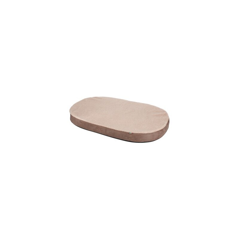 Kerbl Pet Matratze für Hunde Memory-Foam, Taupe/Beige, 72x52x8cm M