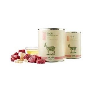 alsa-nature SINGLE Ziege mit Pastinake, Anzahl: 400 g, 400 g, Hundefutter nass