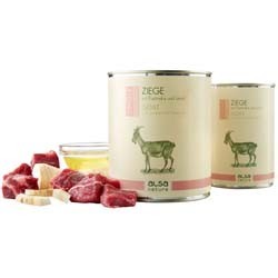 alsa-nature SINGLE Ziege mit Pastinake, Anzahl: 400 g, 400 g, Hundefutter nass