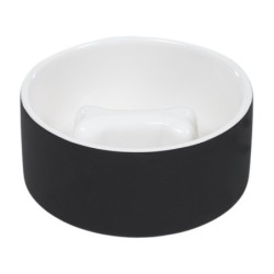 Paikka Slow Feed Bowl Black M