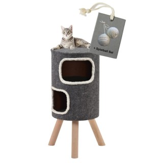Rohrschneider Katzentonne Katzenhöhle Aspen zweistufig mit Gratis-Spielballset