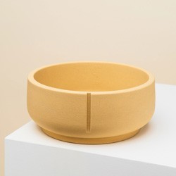 pino Hundenapf Classic Bowl camel brown solid, Gr. M, Höhe: ca. 8 cm, Durchmesser:  ca. 18 cm