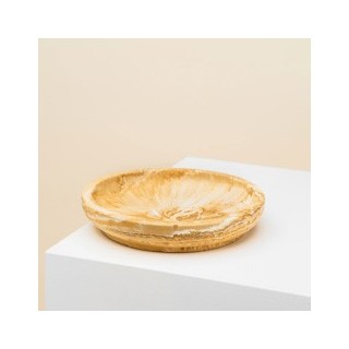 pino Hundenapf Classic Bowl camel brown marble, Gr. S, Höhe: ca. 4 cm, Durchmesser:  ca. 18 cm