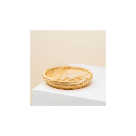pino Hundenapf Classic Bowl camel brown marble, Gr. S, Höhe: ca. 4 cm, Durchmesser:  ca. 18 cm