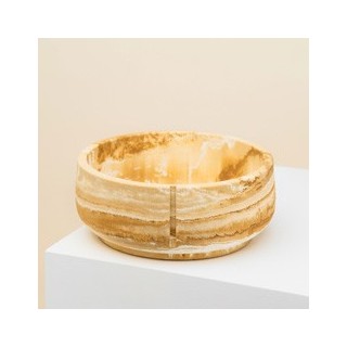 pino Hundenapf Classic Bowl camel brown marble, Gr. M, Höhe: ca. 8 cm, Durchmesser:  ca. 18 cm