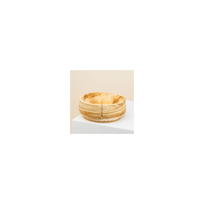 pino Hundenapf Classic Bowl camel brown marble, Gr. M, Höhe: ca. 8 cm, Durchmesser:  ca. 18 cm