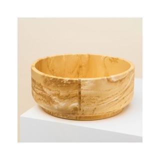 pino Hundenapf Classic Bowl camel brown marble, Gr. L, Höhe: ca. 9 cm, Durchmesser:  ca. 22 cm