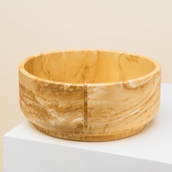 pino Hundenapf Classic Bowl camel brown marble, Gr. L, Höhe: ca. 9 cm, Durchmesser:  ca. 22 cm