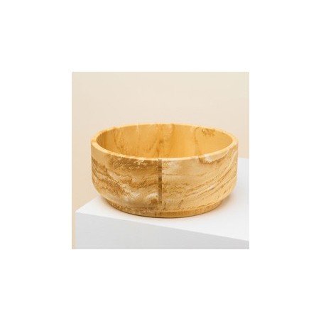 pino Hundenapf Classic Bowl camel brown marble, Gr. L, Höhe: ca. 9 cm, Durchmesser:  ca. 22 cm