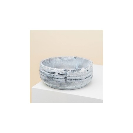 pino Hundenapf Classic Bowl dolphin grey marble, Gr. M, Höhe: ca. 8 cm, Durchmesser:  ca. 18 cm