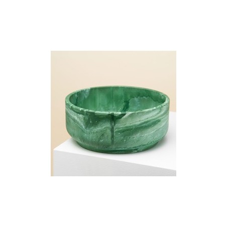 pino Hundenapf Classic Bowl duck green marble, Gr. L, Höhe: ca. 9 cm, Durchmesser:  ca. 22 cm