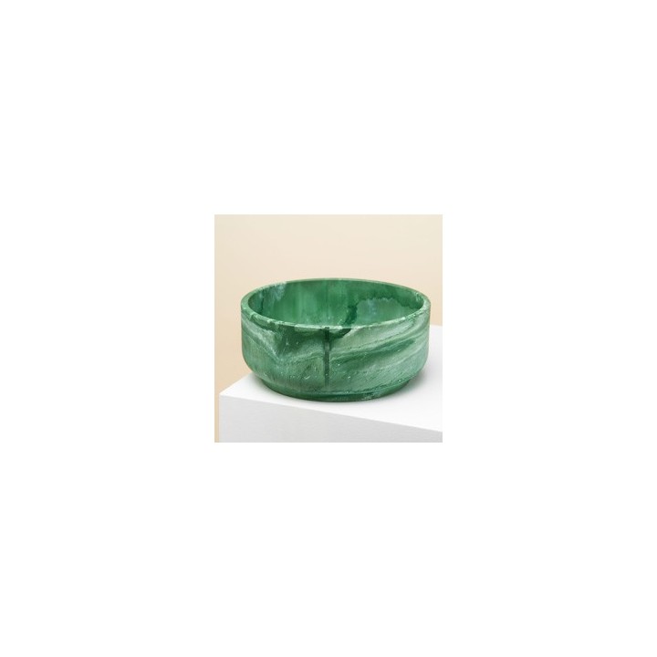 pino Hundenapf Classic Bowl duck green marble, Gr. L, Höhe: ca. 9 cm, Durchmesser:  ca. 22 cm