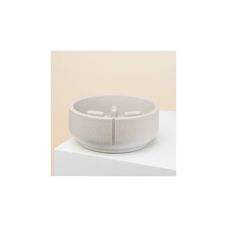 pino Hundenapf Slow Feeder dolphin grey solid, Gr. M, Höhe: ca. 8 cm, Durchmesser:  ca. 18 cm