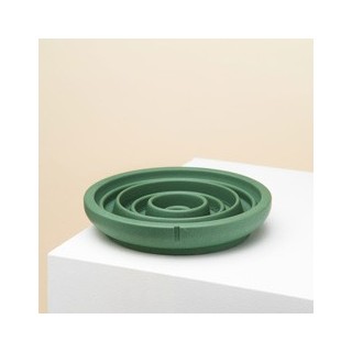 pino Hundenapf Slow Feeder duck green solid, Gr. S, Höhe: ca. 4 cm, Durchmesser:  ca. 18 cm