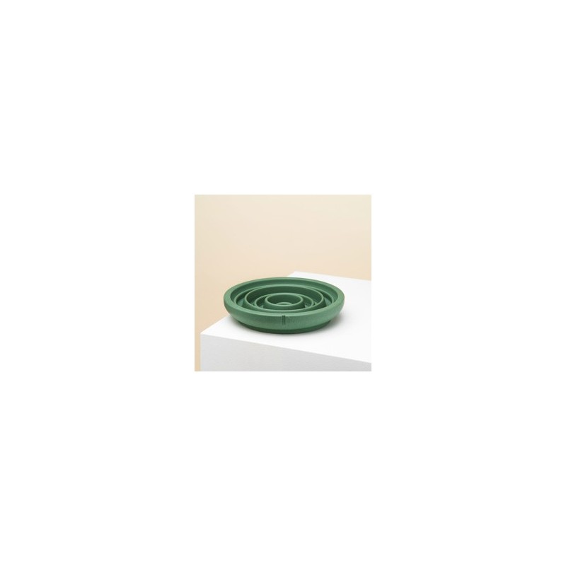pino Hundenapf Slow Feeder duck green solid, Gr. S, Höhe: ca. 4 cm, Durchmesser:  ca. 18 cm