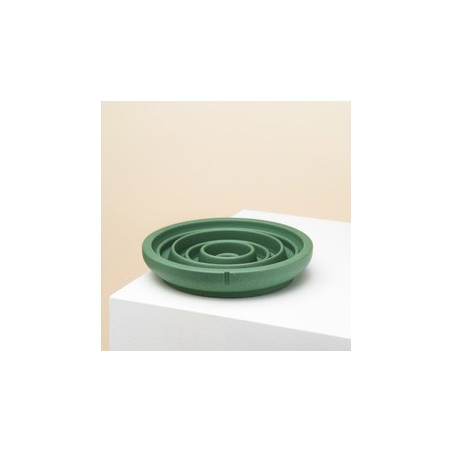 pino Hundenapf Slow Feeder duck green solid, Gr. S, Höhe: ca. 4 cm, Durchmesser:  ca. 18 cm