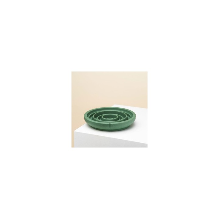 pino Hundenapf Slow Feeder duck green solid, Gr. S, Höhe: ca. 4 cm, Durchmesser:  ca. 18 cm