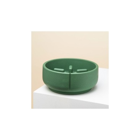 pino Hundenapf Slow Feeder duck green solid, Gr. M, Höhe: ca. 8 cm, Durchmesser:  ca. 18 cm