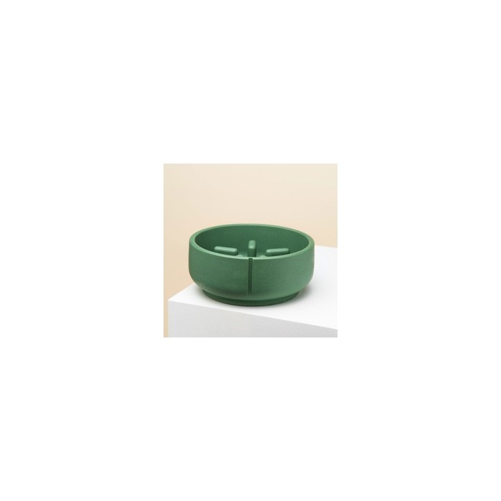 pino Hundenapf Slow Feeder duck green solid, Gr. M, Höhe: ca. 8 cm, Durchmesser:  ca. 18 cm