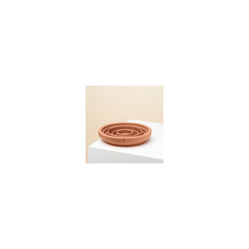 pino Hundenapf Slow Feeder foxy terra solid, Gr. S, Höhe: ca. 4 cm, Durchmesser:  ca. 18 cm