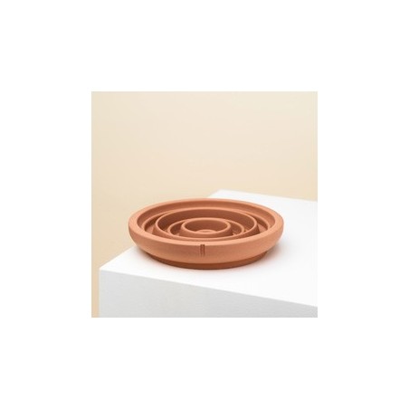 pino Hundenapf Slow Feeder foxy terra solid, Gr. S, Höhe: ca. 4 cm, Durchmesser:  ca. 18 cm