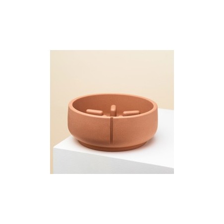 pino Hundenapf Slow Feeder foxy terra solid, Gr. M, Höhe: ca. 8 cm, Durchmesser:  ca. 18 cm