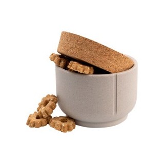 pino Leckerlidose Treat Jar dolphin grey solid, Höhe: ca. 10,5 cm, Durchmesser:  ca. 12,5 cm