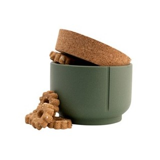 pino Leckerlidose Treat Jar duck green solid, Höhe: ca. 10,5 cm, Durchmesser:  ca. 12,5 cm
