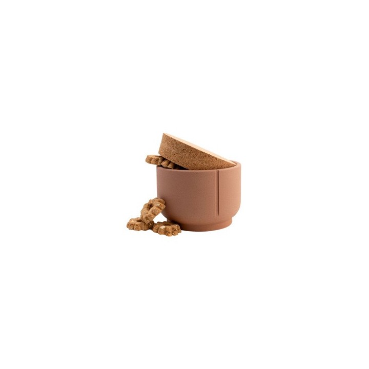 pino Leckerlidose Treat Jar foxy terra solid, Höhe: ca. 10,5 cm, Durchmesser:  ca. 12,5 cm