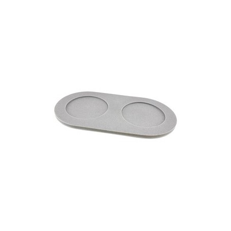 pino Napfunterlage Serving Tray Sand dolphin grey solid, Gr. S/M, Maße: ca. 41,5 x 22 cm