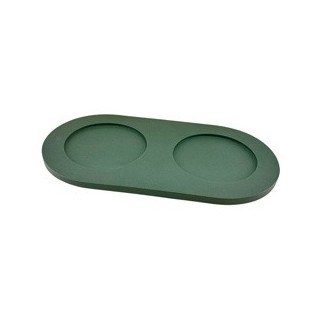 pino Napfunterlage Serving Tray Sand duck green solid, Gr. S/M, Maße: ca. 41,5 x 22 cm