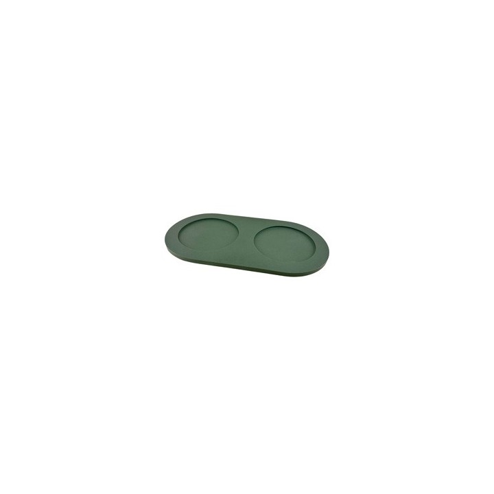 pino Napfunterlage Serving Tray Sand duck green solid, Gr. L, Maße: ca. 48,5 x 22,5 cm