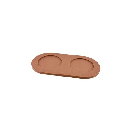 pino Napfunterlage Serving Tray Sand foxy terra solid, Gr. S/M, Maße: ca. 41,5 x 22 cm