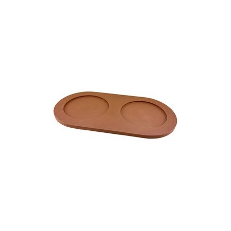 pino Napfunterlage Serving Tray Sand foxy terra solid, Gr. L, Maße: ca. 48,5 x 22,5 cm