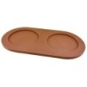 pino Napfunterlage Serving Tray Sand foxy terra solid, Gr. L, Maße: ca. 48,5 x 22,5 cm