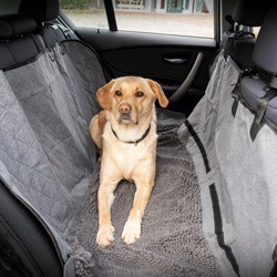 DGS™ Hundedecke Dirty Dog grau, Maße: ca. 148 x 136 cm
