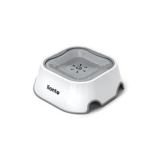 Lionto Wassernapf für Hunde & Katzen Anti Schlabber Napf auslaufsicher, 1 Liter