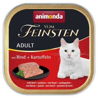animonda vom Feinsten Adult 6 x 100 g - Rind & Kartoffeln