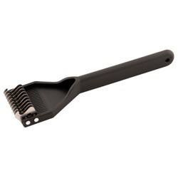 Multi-Trimm-Striegel Coat King schwarz