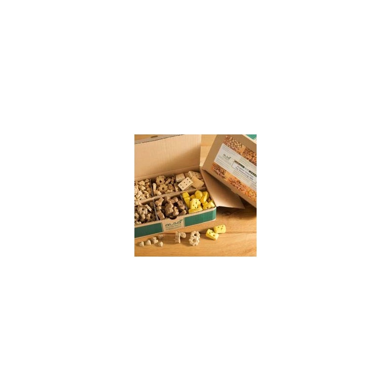 alsa-nature Knabber-Selection Top-Bewertungs-Mix, 6 x 100 g, Hundefutter