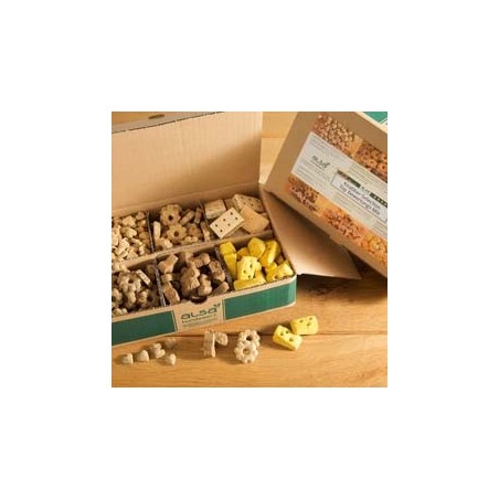 alsa-nature Knabber-Selection Top-Bewertungs-Mix, 6 x 100 g, Hundefutter