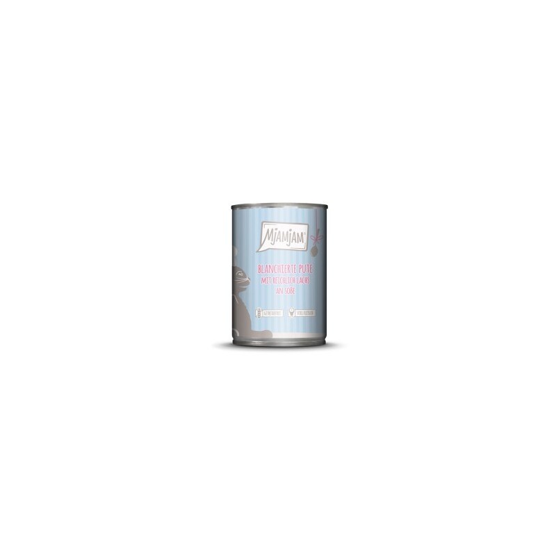 MjAMjAM Nassfutter Katze Adult, Blanchiert in Sauce 6x380 g Pute & Lachs