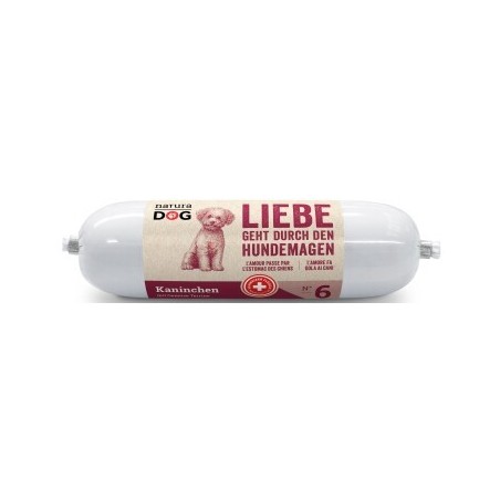 naturaDog Wurst Kaninchen und Gemüse 20x400 g