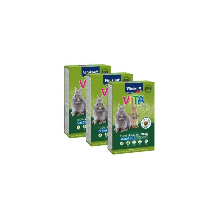 Vitakraft Vita Special Senior Zwergkaninchen 3x600 g