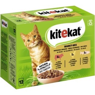 Kitekat Multipack Markt Mix in Gelee 12x85 g