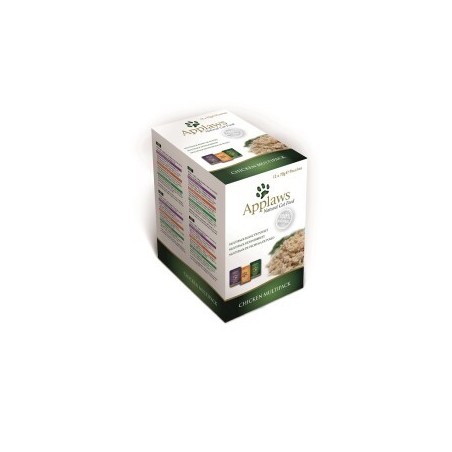 Applaws Nassfutter Katze Adult Multipack Huhn Variation 48x70 g