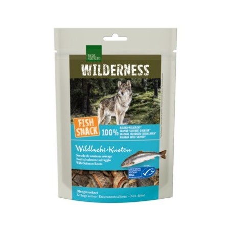 REAL NATURE WILDERNESS Fish Snack Wildlachs-Knoten, 70 g